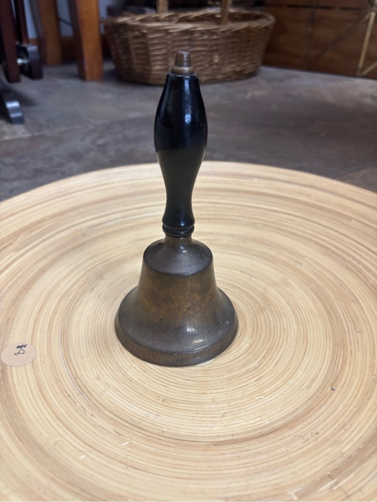 Other - Brass Hand Bell with Black Wooden Handle